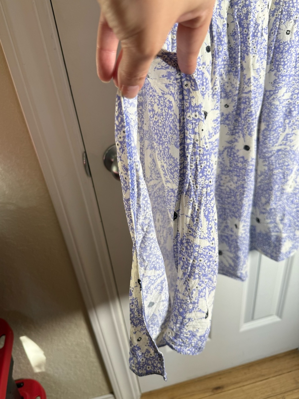 Nobody's Child Floral Lavender Midi Skirt - Picture 3 of 3